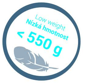 Nizká hmotnost 550g