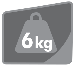 Capacity 6kg