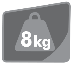 Capacity 8kg