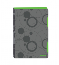 Pořadač PP A4 4kr. Duo Colori šedá-zelená