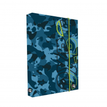 Box na sešity A4 Jumbo Camo blue