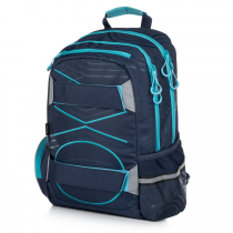 Studentský batoh OXY Sport PASTEL LINE blue