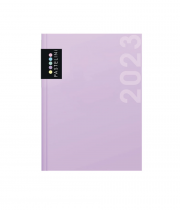 Diář A5 denní 2023 PASTELINI fialová