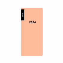 Diář PVC měsíční 2024 PASTELINI meruňková