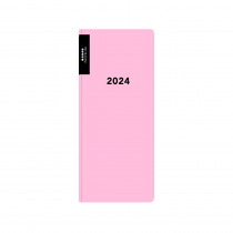 Diář PVC měsíční 2024 PASTELINI růžová