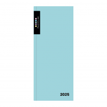 Diář PVC měsíční 2025 PASTELINI modrá