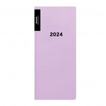 Diář PVC týdenní 2024 PASTELINI fialová