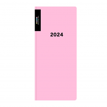 Diář PVC týdenní 2024 PASTELINI růžová