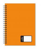 Twin wire blok A4 PP Opaline oranžová