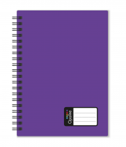 Twin wire blok A4 PP Opaline fialová